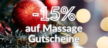 Weihnachtsaktion -15% auf alle Gutscheine