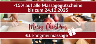 Weihnachtsaktion -15% auf alle Gutscheine
