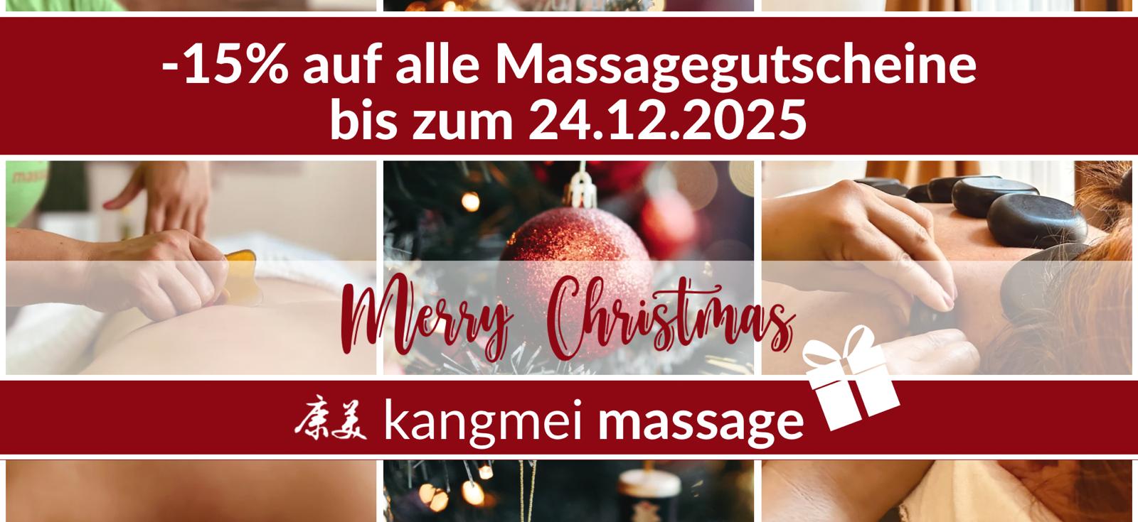 Weihnachtsaktion -15% auf alle Gutscheine